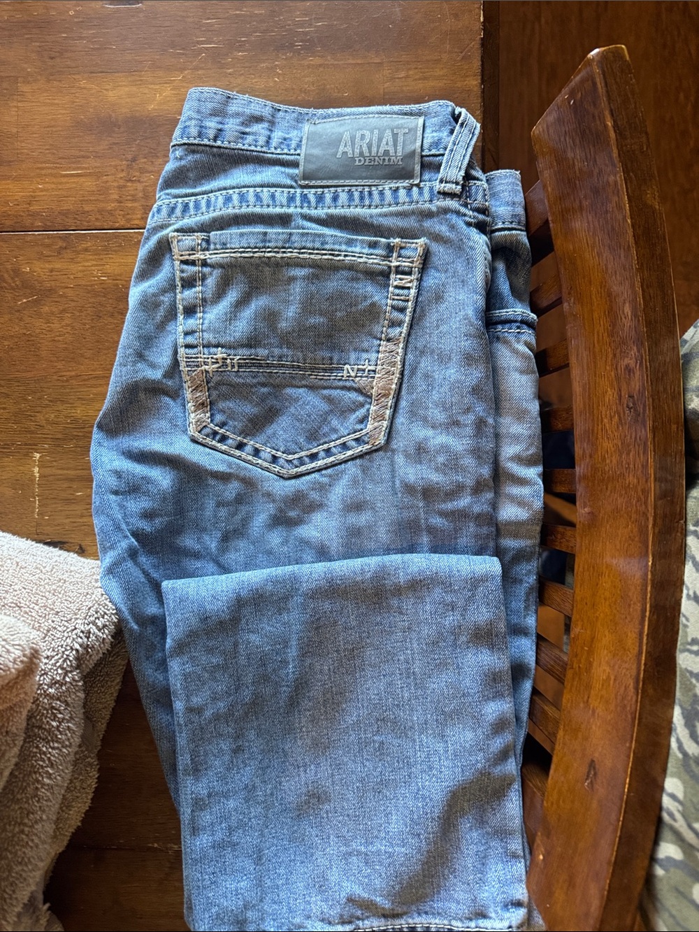 Ariat Relaxed Fit Light Blue Denim Jeans